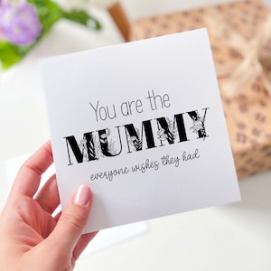 Carte pour maman disponible pour nounou, grand-père, tante, soeur, cousine, maman, grand-mère, grand-mère, carte-cadeau pour la fête des mères