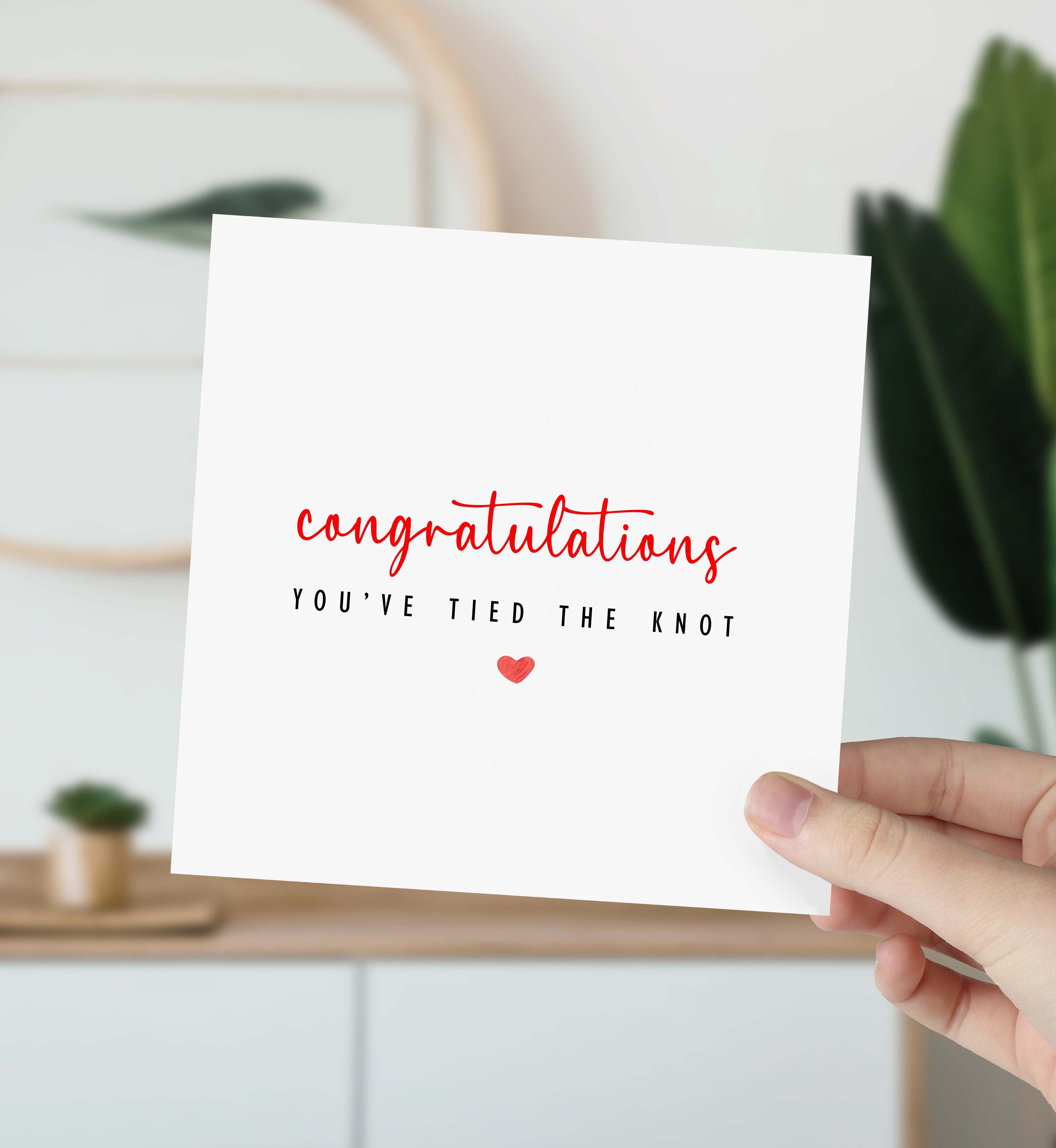 Personalised Wedding Card for Bride Groom Congratulations You