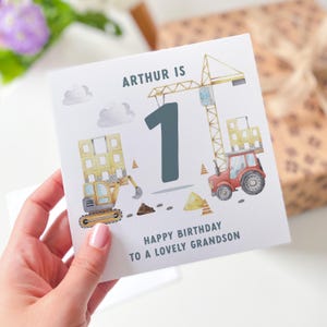 Carte d'anniversaire pour petit-fils TOUS ÂGES