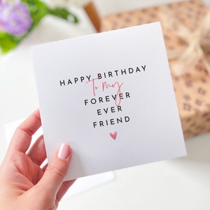 Geburtstagskarte für Freund To my ewig immer Freund Alles Gute zum Geburtstag Karte Bestie Beste Freundin Geburtstag 18.21.25.30.40.50.60 Geburtstag