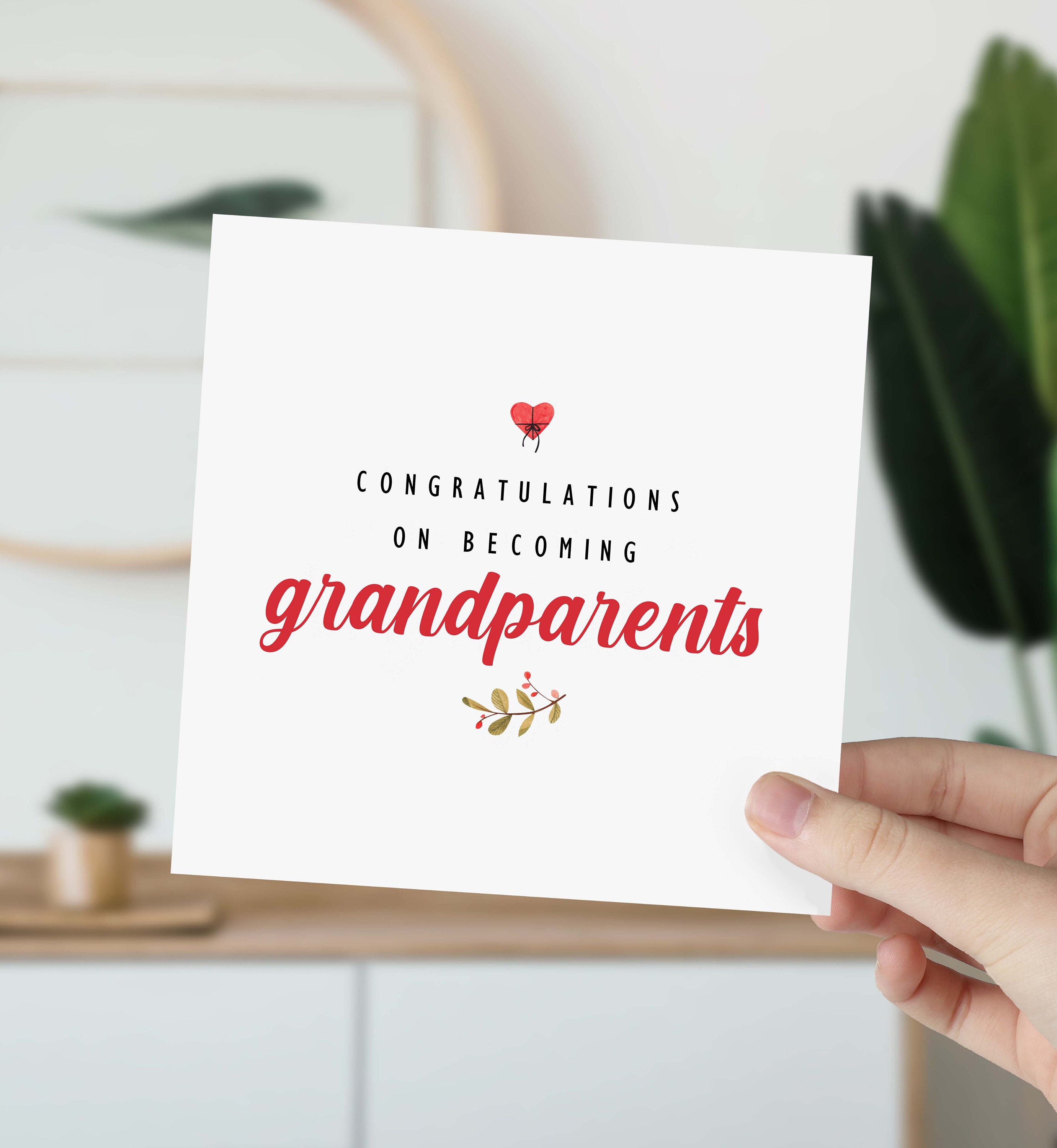 Biglietto Auguri Personalizzato Nuovo Bambina Nuovi Nonni