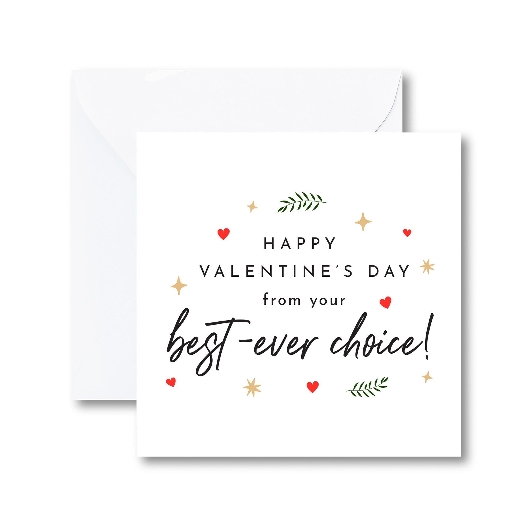 Valentine's Card For Girlfriend Boyfriend