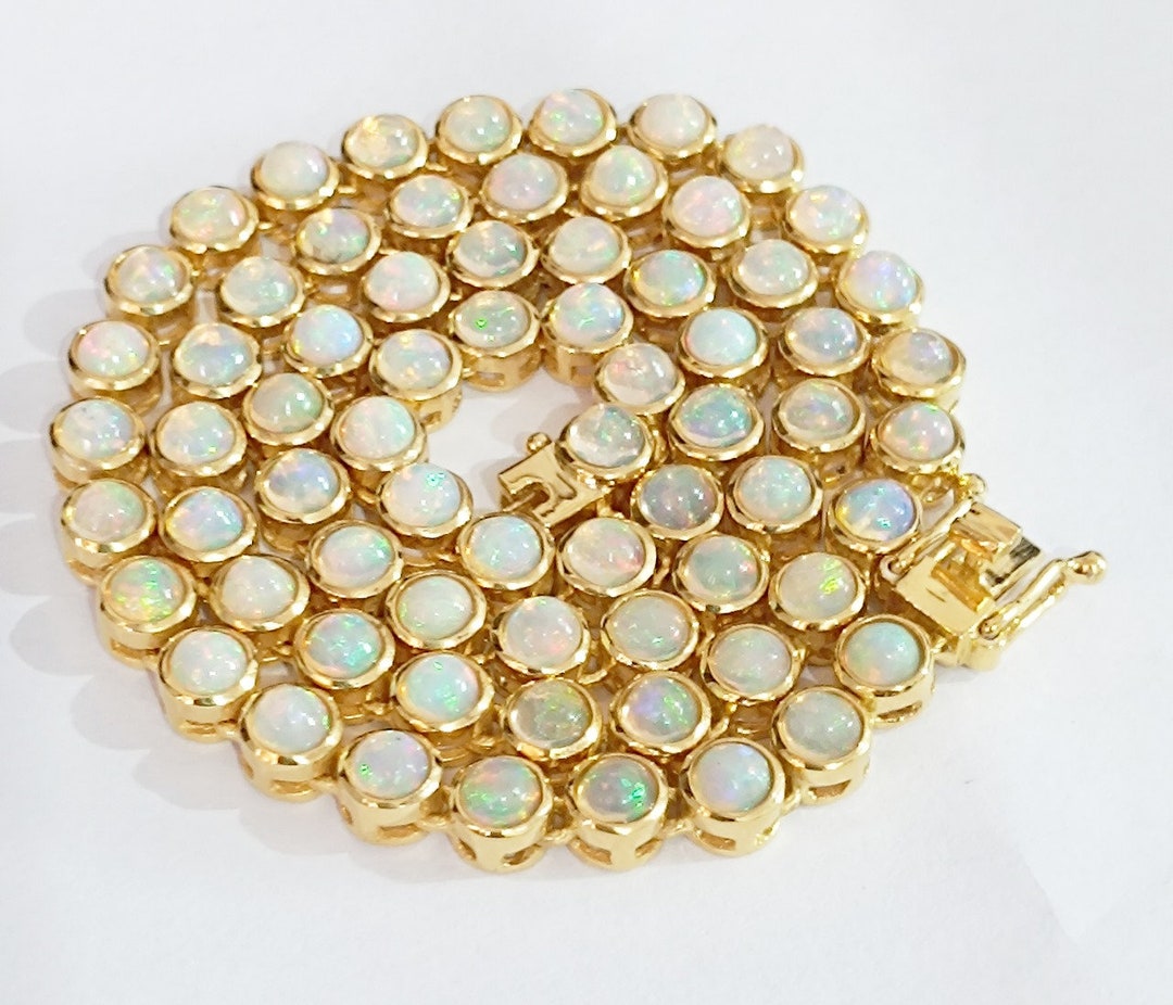 Sorrelli Octavia Tennis Necklace - White Opal