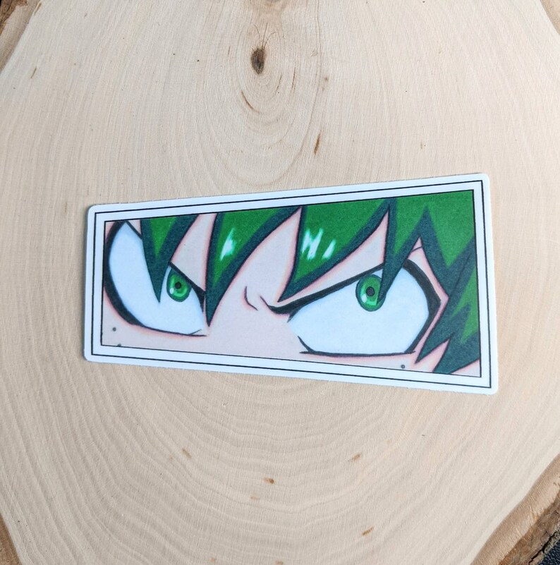Ojos Deku Izuku Midoriya pegatina de 4 pulgadas BNHA Mi héroe Etsy México