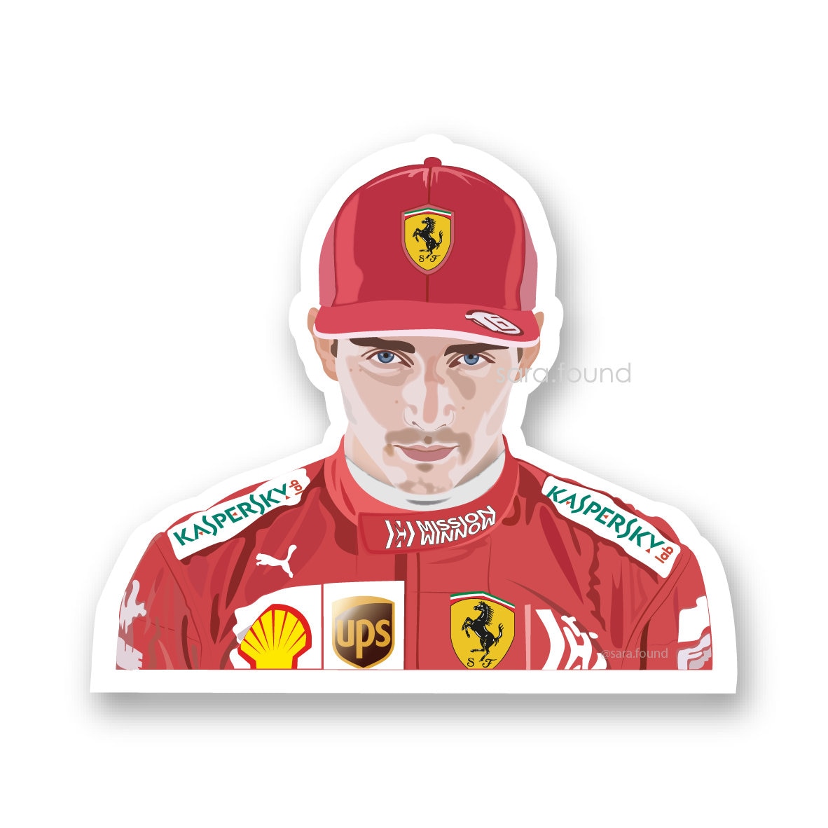 Scuderia Ferrari F1 2023 Gorra del equipo Charles Leclerc – Vault