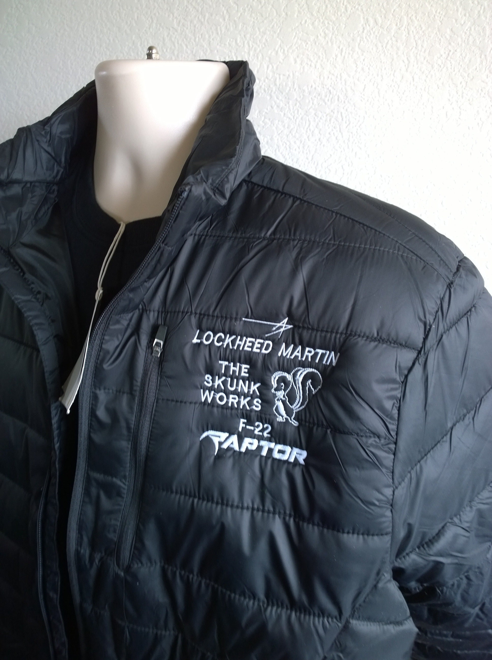 XL LOCKHEED MARTIN Skunk Works Jacket F-22 Raptor - Etsy