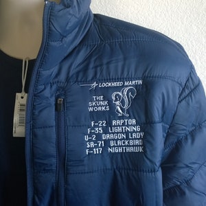 ジャケット・アウター LOCKHEED SKUNK WORKSX LARGE LOCKHEED MARTIN Jacket Skunk Works Artificial