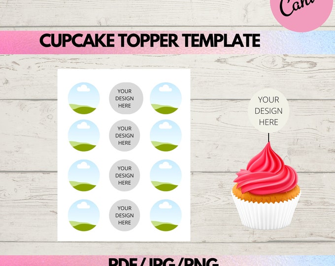 2 Inch Circle Template, Party Printable Template, PNG Template File ...