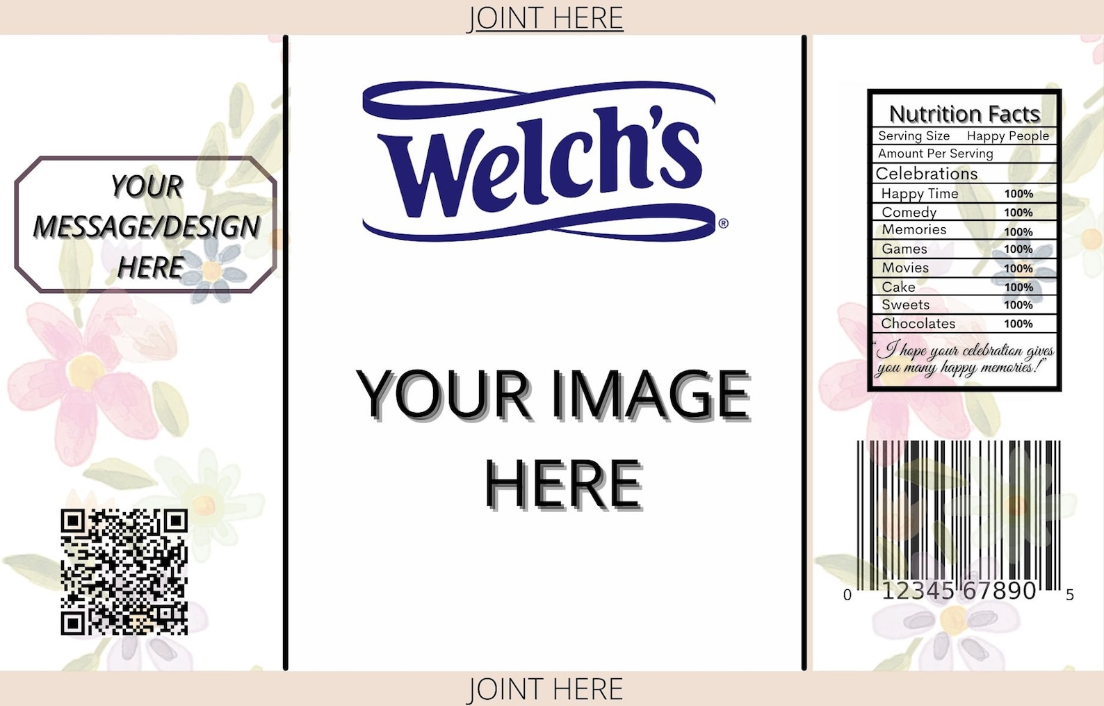 Fruit Snack Candy Fruit Snack Labels Welch's Fruit Etsy