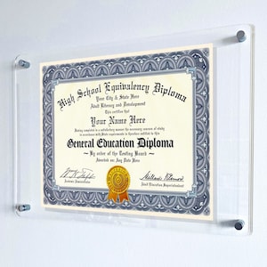 DIPLOMA SCHWIMMENDER RAHMEN, Zertifikatrahmen, Posterrahmen, klarer Acrylrahmen, Andenkenfoto, Wandrahmen, Puzzlerahmen, rahmenloser Rahmen