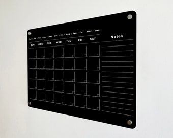 Acrylic Wall Calendar 2023 - Personalized Dry Erase Board, Wall Calendar, Monthly and Weekly Calendar, Housewarming Gift, Custom Calendar
