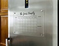 Magnetic Monthly Acrylic calendar, 2026 Planner, Dry Erase Calendar, Personalized Acrylic calendar, Fridge Calendar, Calendar with notes