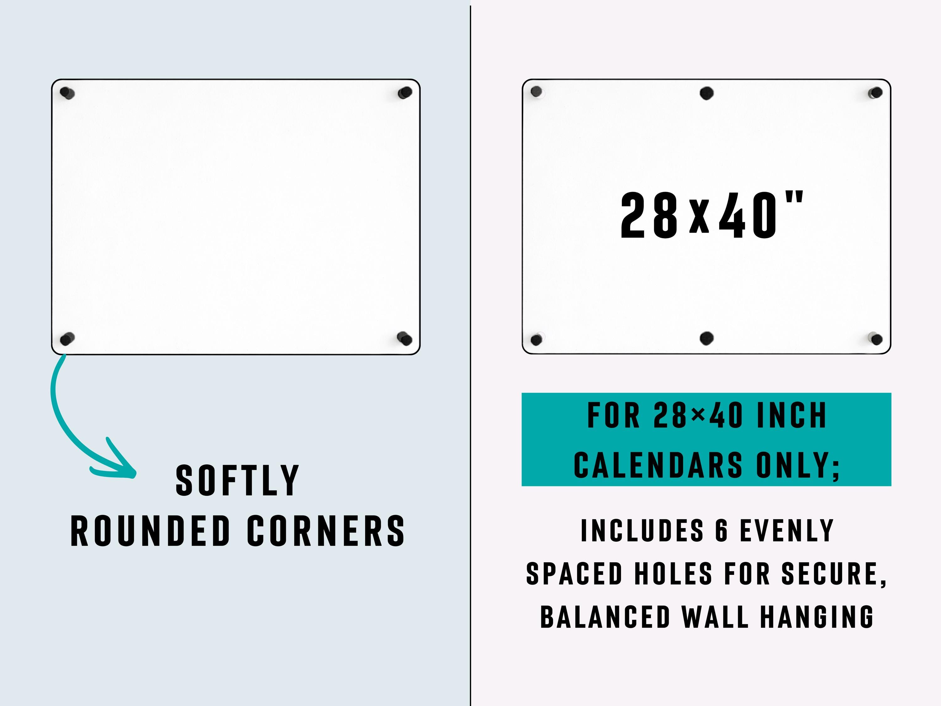 Oversize Calendar Ultra Thick Reusable Whiteboard - View #10