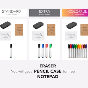 Extra Package - Dry Erase Board Markers for Acrylic Glass Calendar