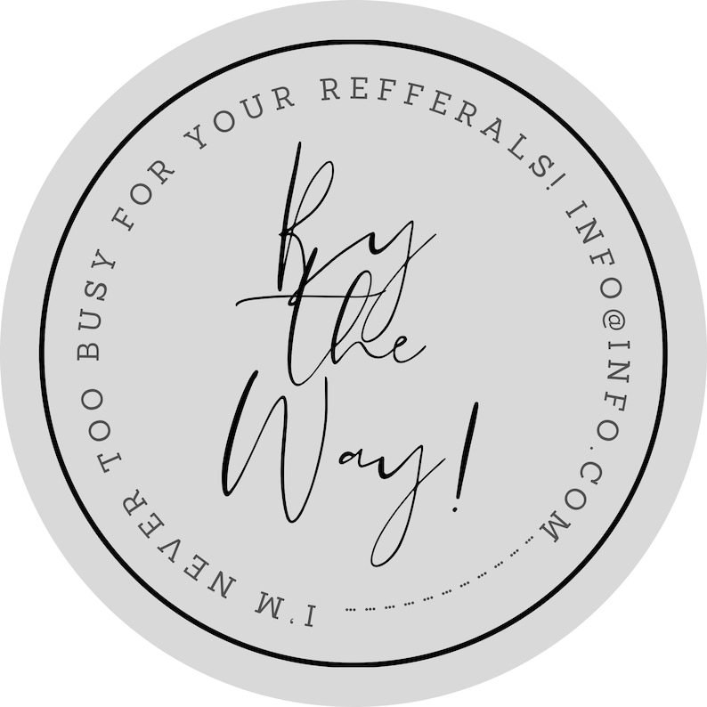 Real Estate Envelope Seal Customizable Envelope Seal Sticker Real