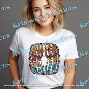 Wallen Bright Colored Digital Design for Sublimation PNG