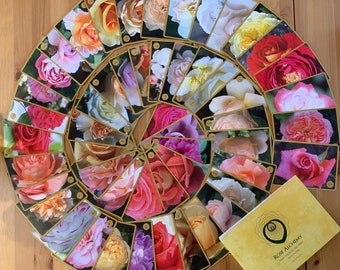 Rose Oracle Deck | Set of 52 Gold Edged Cards and Guidebook | Box of Mystical Divine Feminine Wisdom | Unique Deck for Healing & Empowerment