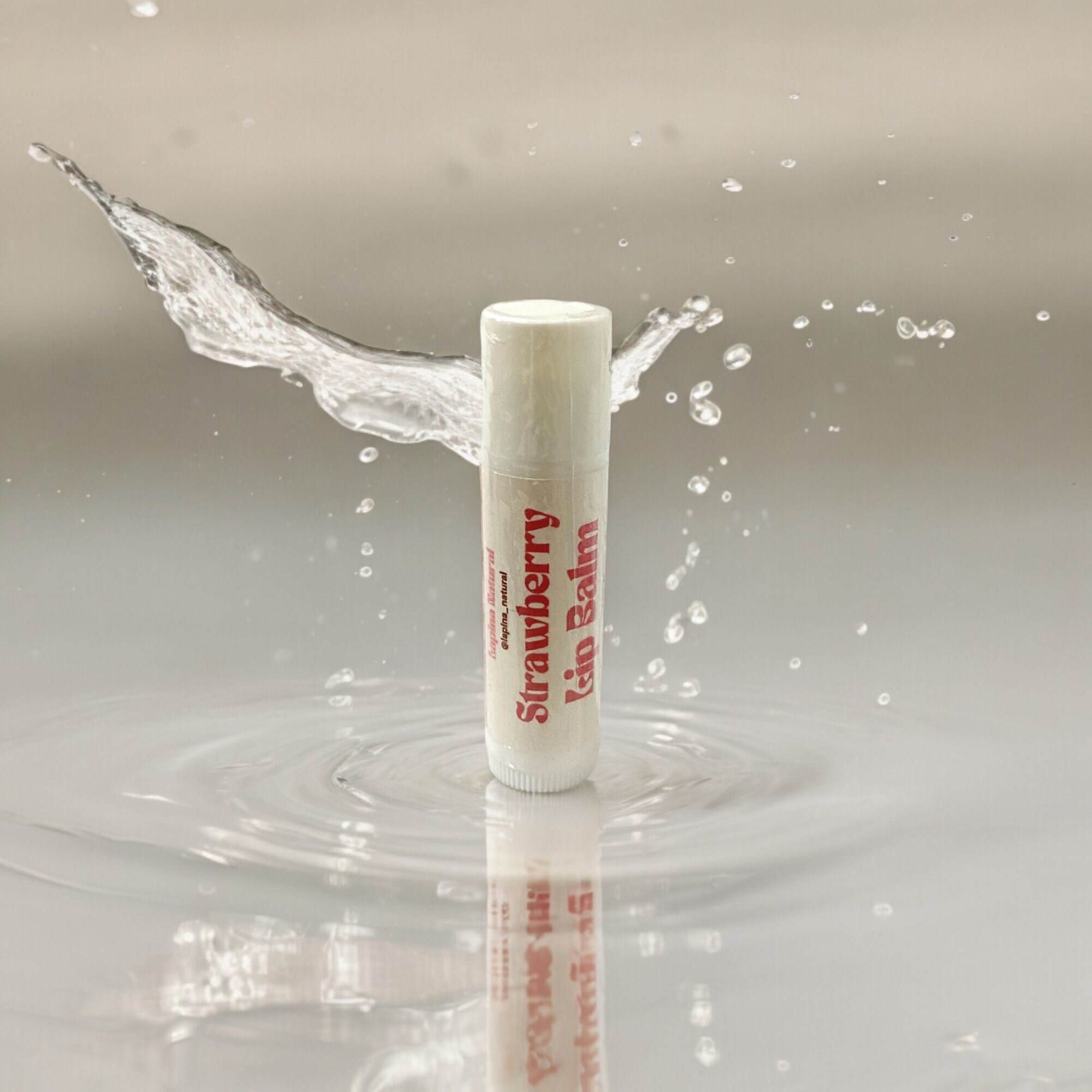 Handmade Natural Lip Balm, Strawberry , Sustainable Bathroom and Beauty ... - Handmade Natural Lip Balm Customized