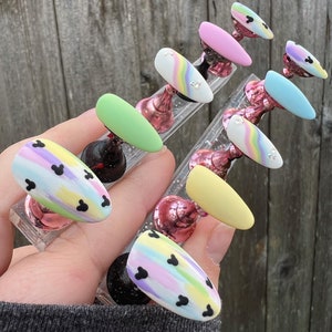 Spring Mouse Inspired Press On Nails