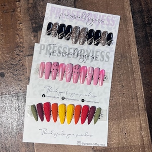 SIZE SMALL Press On Nails Inventory Clear Out  SALE