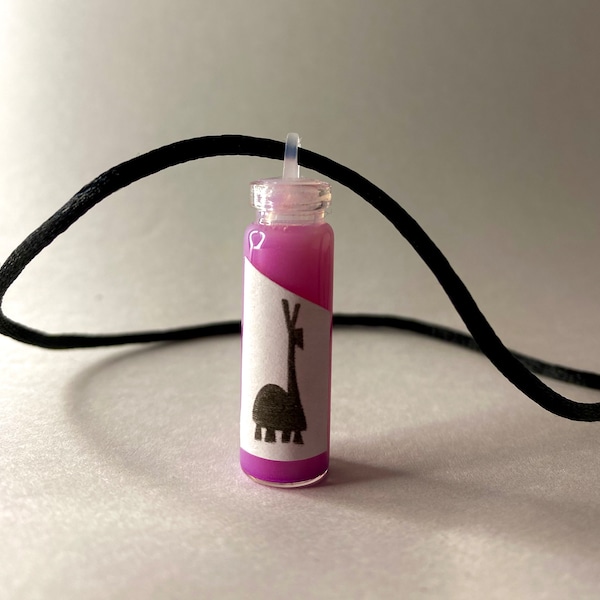 Llama Poison Necklace Pendent