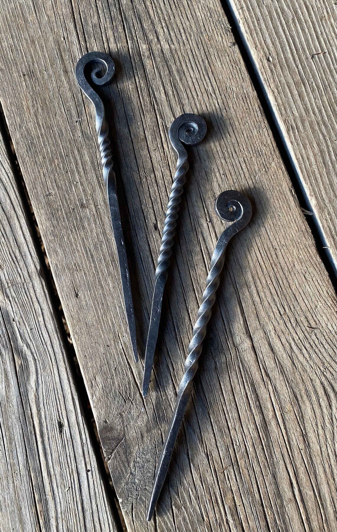 Spiral Hair Pin Etsy