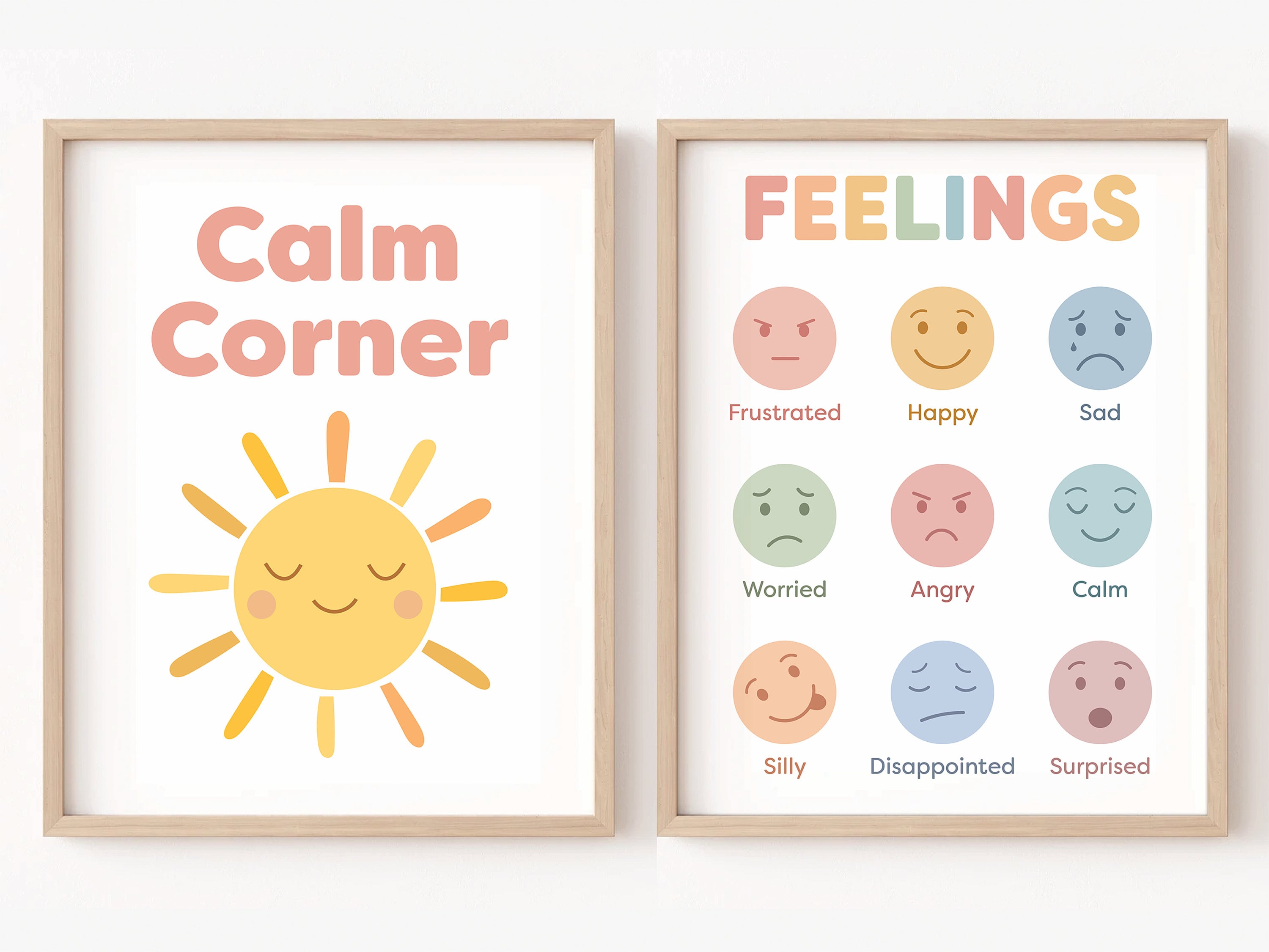 Calming Corner Posters Feelings Poster Coping Skills Calm Etsy Australia