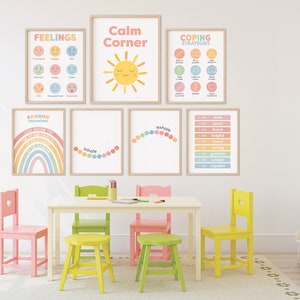 Calm Corner Toddler Calm Down Posters Calm Strategies Calming Corner ...