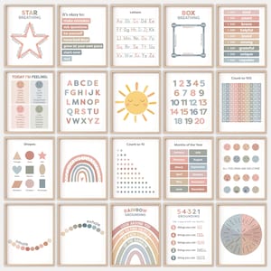 Boho Neutral Classroom Posters Boho Educational Posters Neutral Modern Boho Classroom Affirmations Printable Classroom Posters Elementary