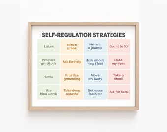 Aura Poster Zones Of Regulation Poster Management Emotions Chart Self ...