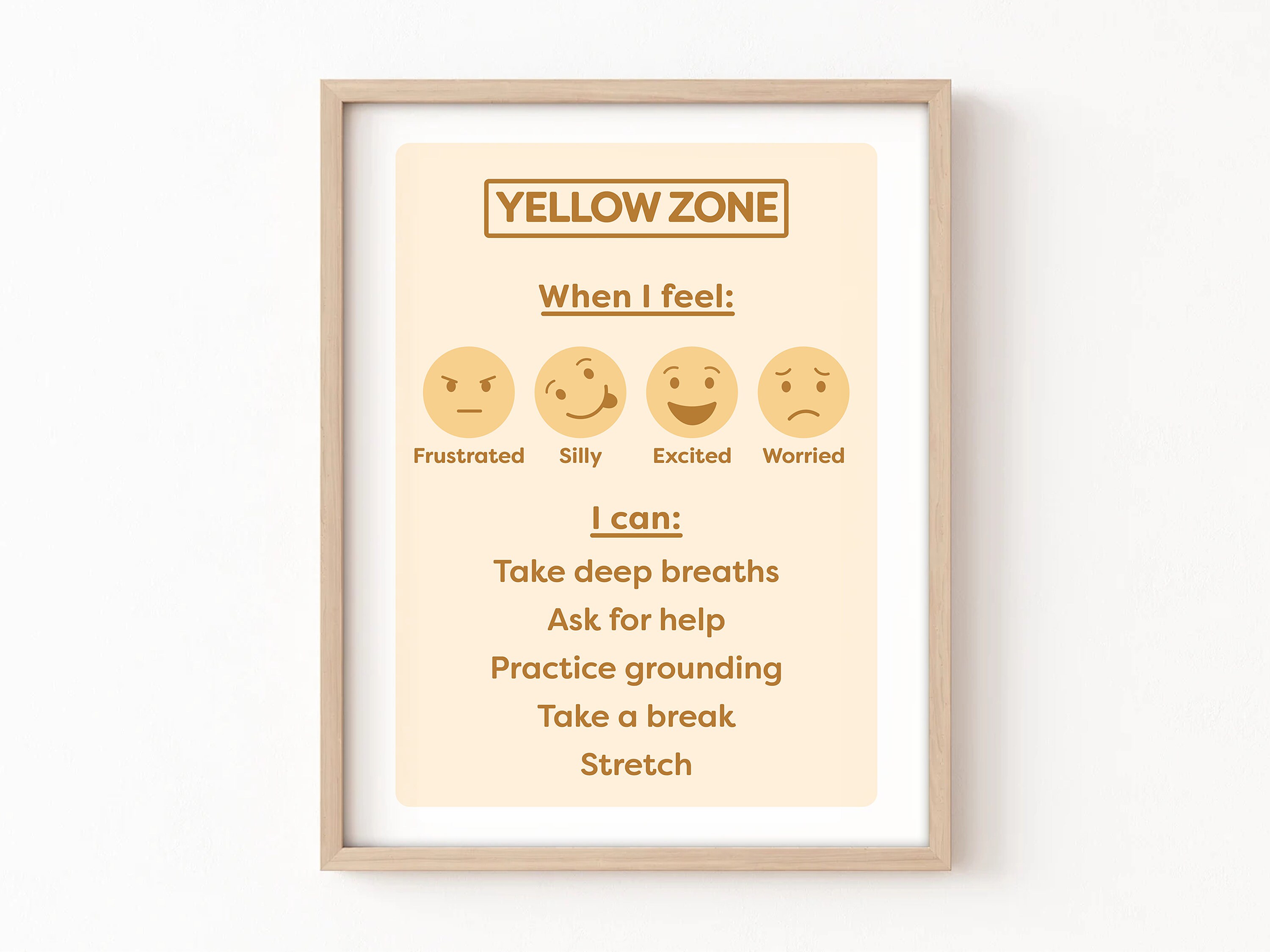 Zones of Regulation Poster Set | Printable Classroom Posters, Self ...