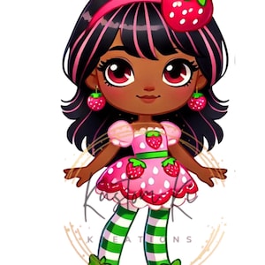 African American Strawberry Girl