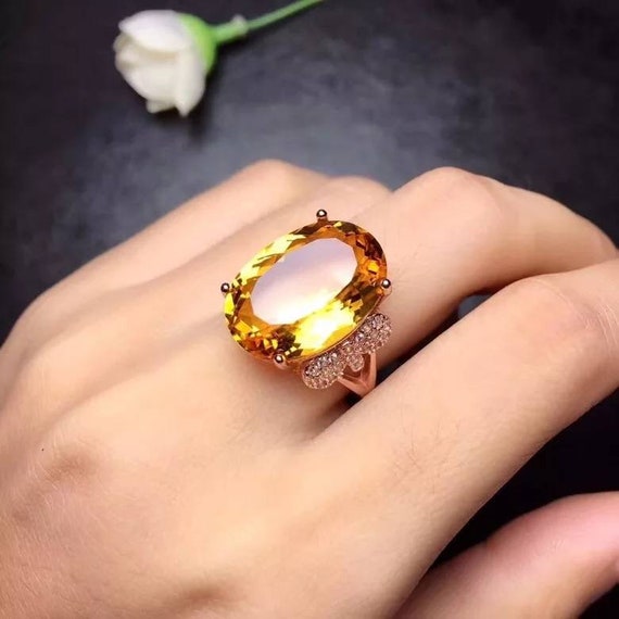 10 carat citrine ring deals
