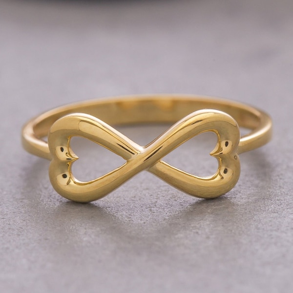 Gold Infinity Ring - Etsy