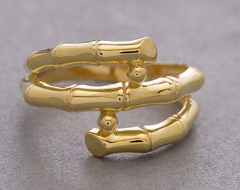 Tiffany & Co Bamboo Ring Size 5.5 Sterling Silver Minimalist 90s