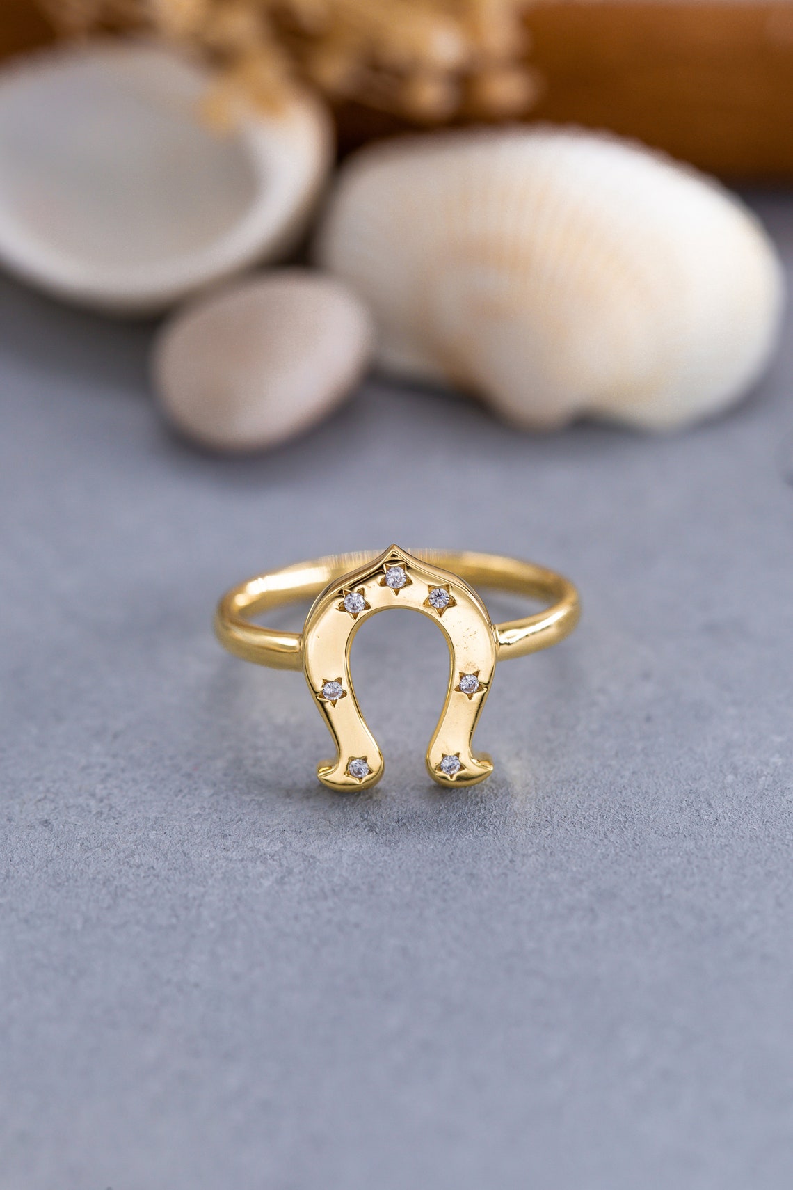 Men's Solid 925 Sterling Silver Ring - Horseshoe Design With Marijuana Leaf & CZ Stones - View #11