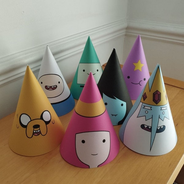 Adventures Time Print | Cone Hats Digital - PDF Download