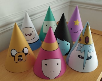 Adventures Time Print | Cone Hats Digital - PDF Download