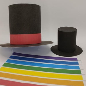 Printable Mini Magician&#39;s Hat: DIY Magic Show Costume (Digital Download)