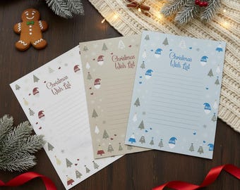Christmas Wish List Printable – Santa Letter | Holiday Kids Activity