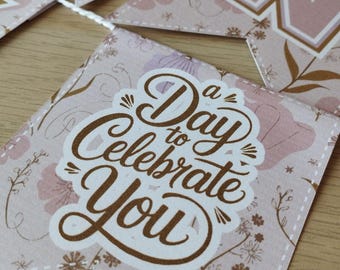 Druckbare Frauentag Banner | Elegantes DIY-Dekor | Sofort Download