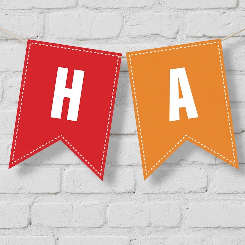 Happy birthday girlande zum ausdrucken - Etsy.de
