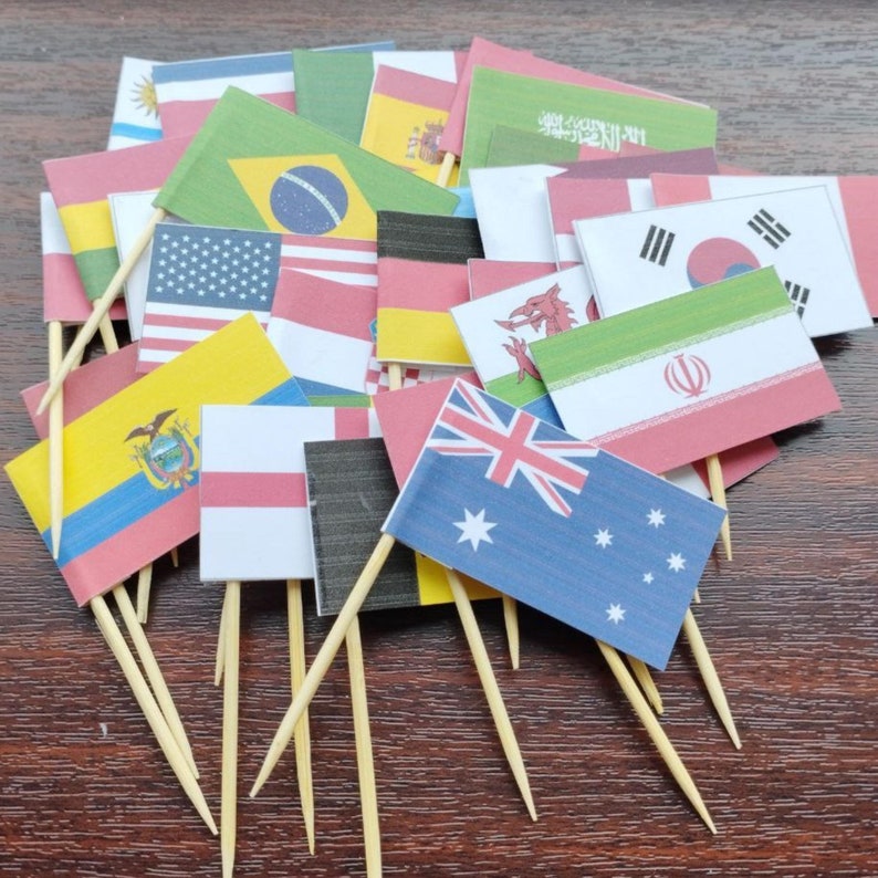 Qatar World Cup 2022 Printable Cupcake Wrappers & Toppers Etsy