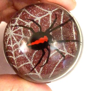 Pomello del cambio in resina Redback Spider Black Widow Spider