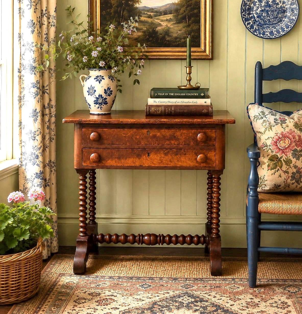 Bobbin Leg Console Table - Etsy