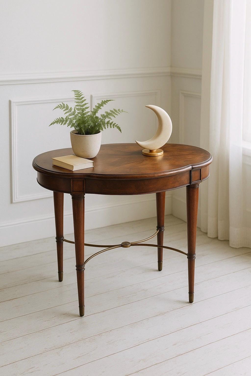 Early 1900's Solid Burl Wood Side Table