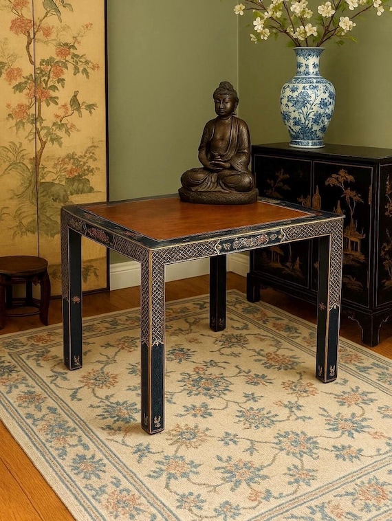HOLD FOR CARMEN** Vintage 1970's Chinoiserie Drexel Side Table