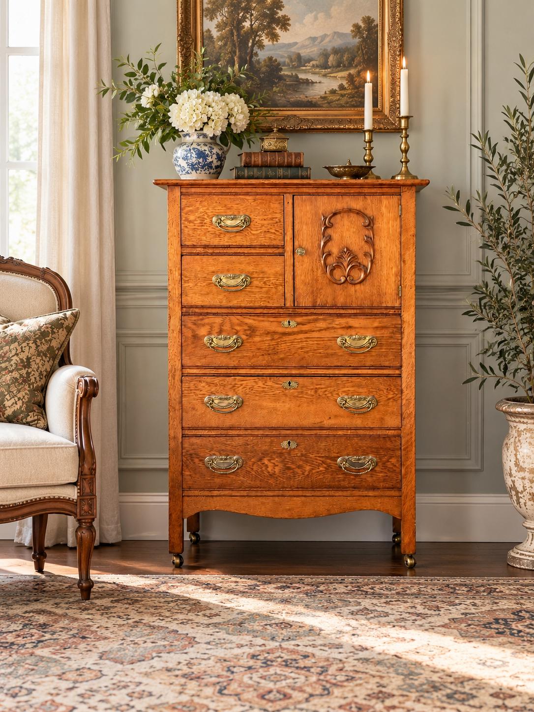 Victorian Storage Cabinet - Etsy