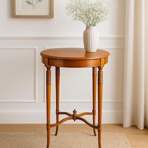 Antique 1890&#39;s Louis XVI Maple Side Table