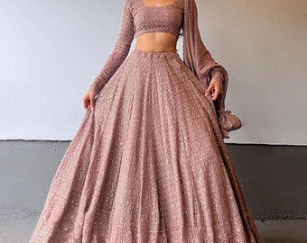 Designer Lucknowi Lehenga Choli For Women,Girls Indian Traditional Readymade Ghargra Choli Bollywood Trendy Bridesmaids wedding Lengha Choli